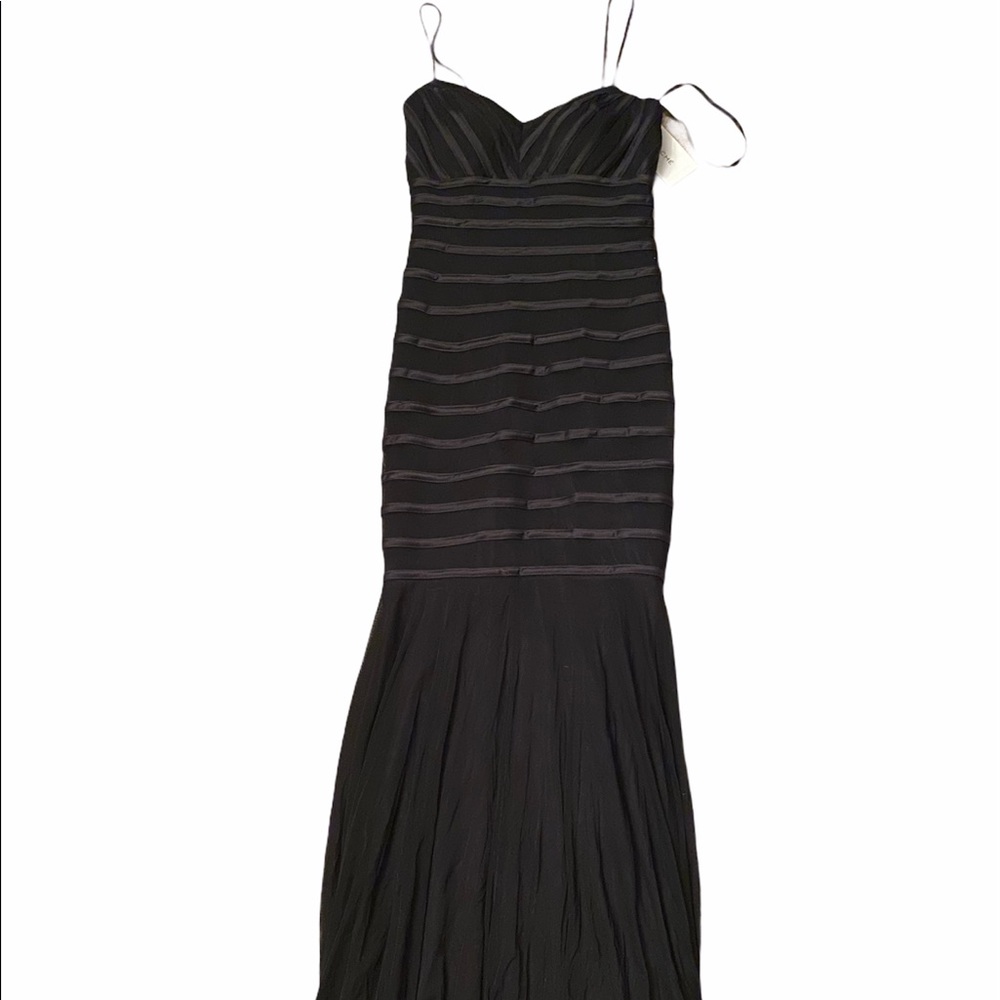 Long black sexy dress